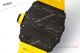 Super clone Richard Mille RM35 01 RAFA Carbon NTPT and Yellow Rubber Strap Mens (7)_th.jpg